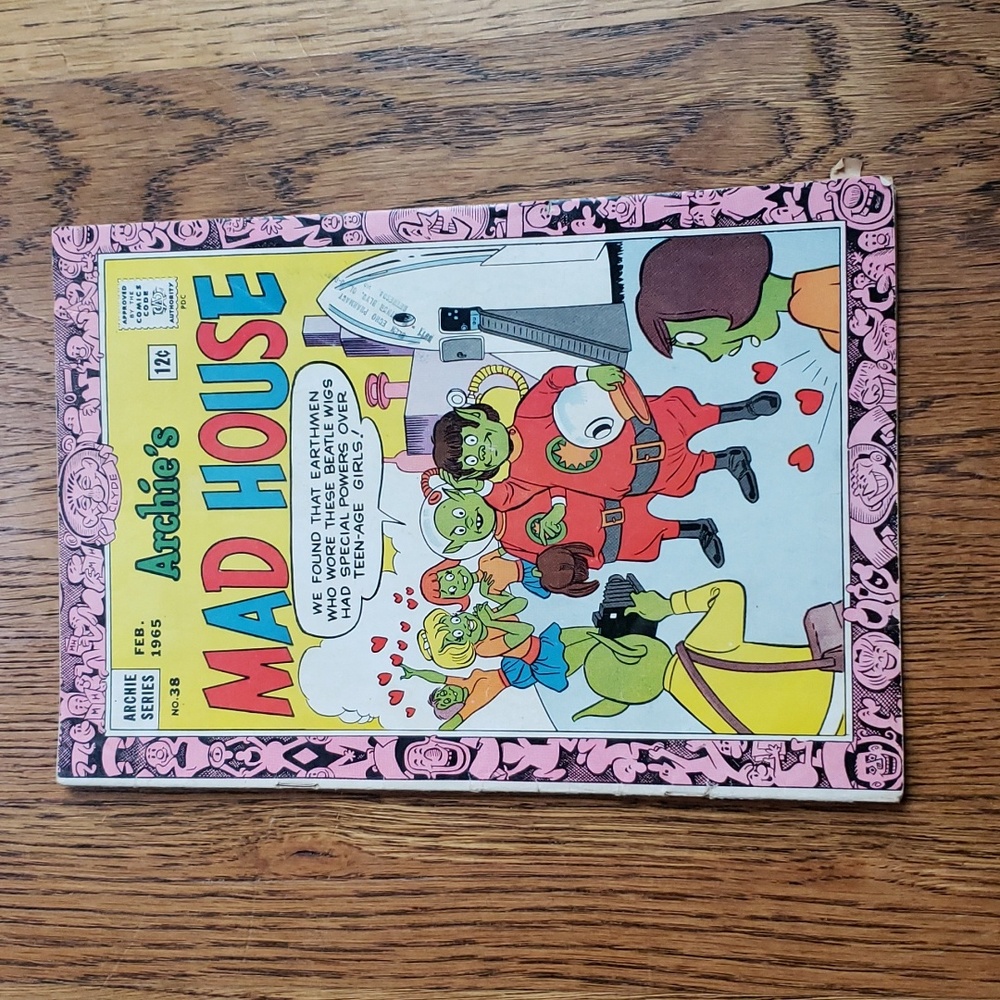 Vintage 60s Archie's Mad House No. 38 Archie Series Comic Book